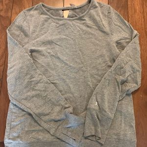 grey sports sweater